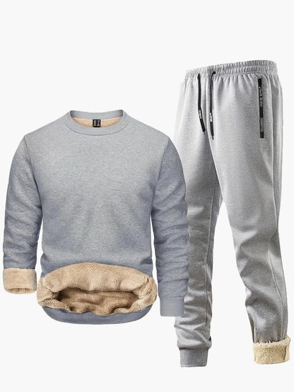 Herren Freizeit Trainingsanzug Set – Winter Warm, Sportlich & Bequem, Ideal für Alltag und Sport