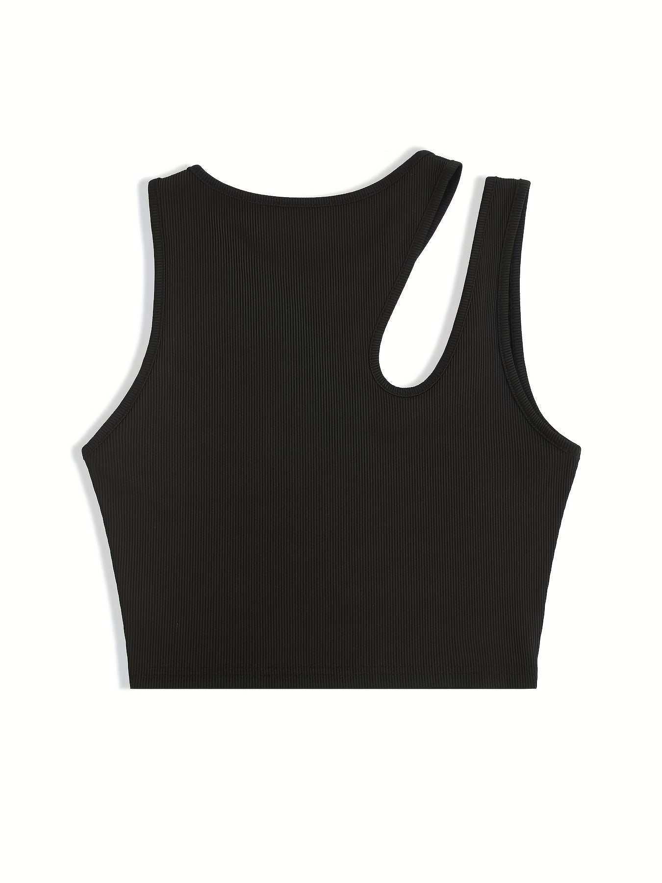 Dames asymmetrische crop top voor de zomer – modieus vrijetijds- en feesttopje