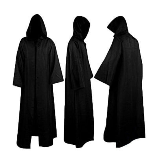 Halloween Unisex huvemantel – Mystisk kostymkappa för skrämmande nätter & fester