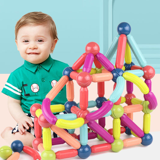 Giocattolo da costruzione magnetico per bambini – Giocattolo educativo creativo per maschi e femmine
