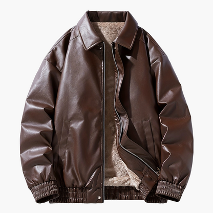 Bomber da uomo in stile street casual con cerniera – Ideale per tempo libero e tutti i giorni