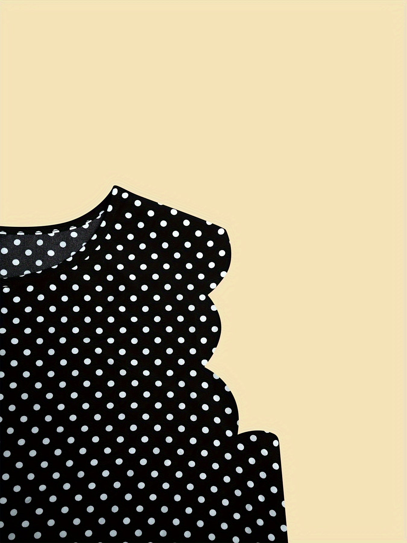 Damen Polka Dot Bluse Elegant für Alltag und Büro Plus Size