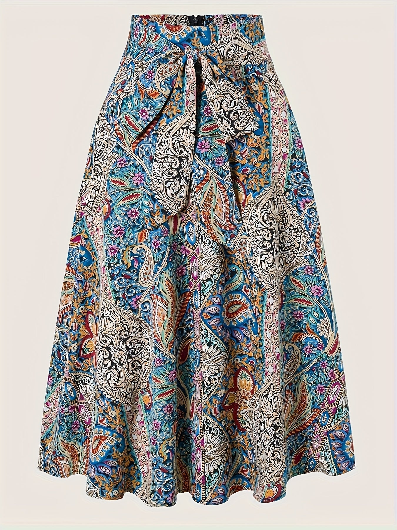 Abito a portafoglio da donna in elegante stile boho per estate e tempo libero