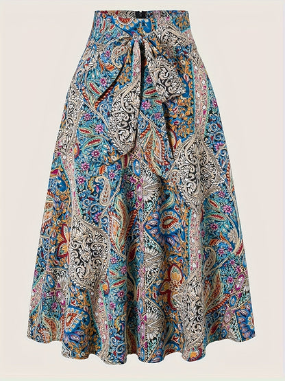 Abito a portafoglio da donna in elegante stile boho per estate e tempo libero