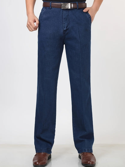 Pantalon droit pour homme – Pantalon de costume élégant pour le quotidien et le bureau