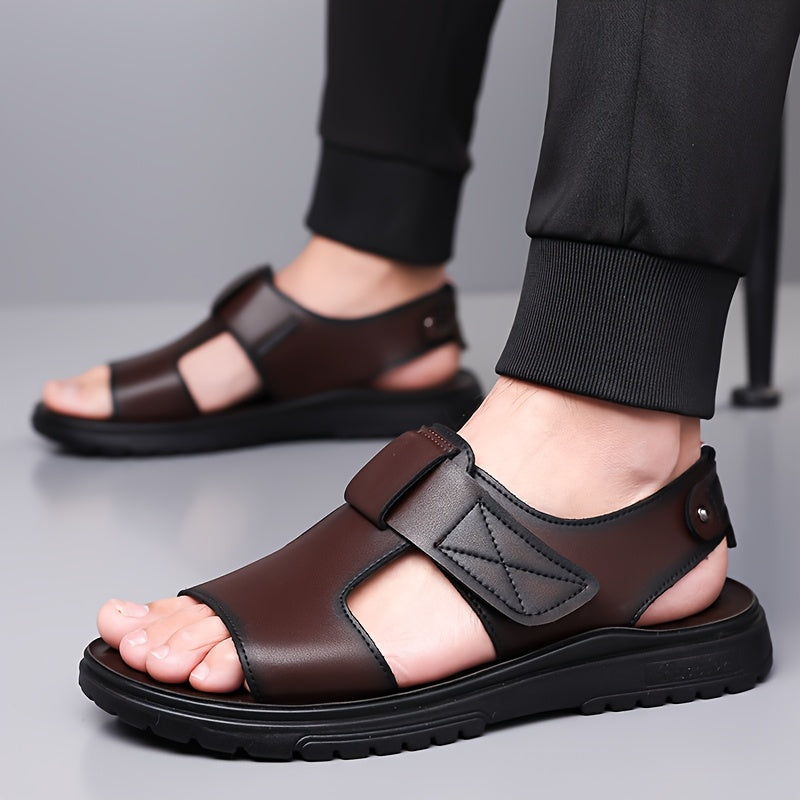 Sandalias de exterior para hombre con diseño vintage y suela robusta – Perfectas para ocio y uso diario