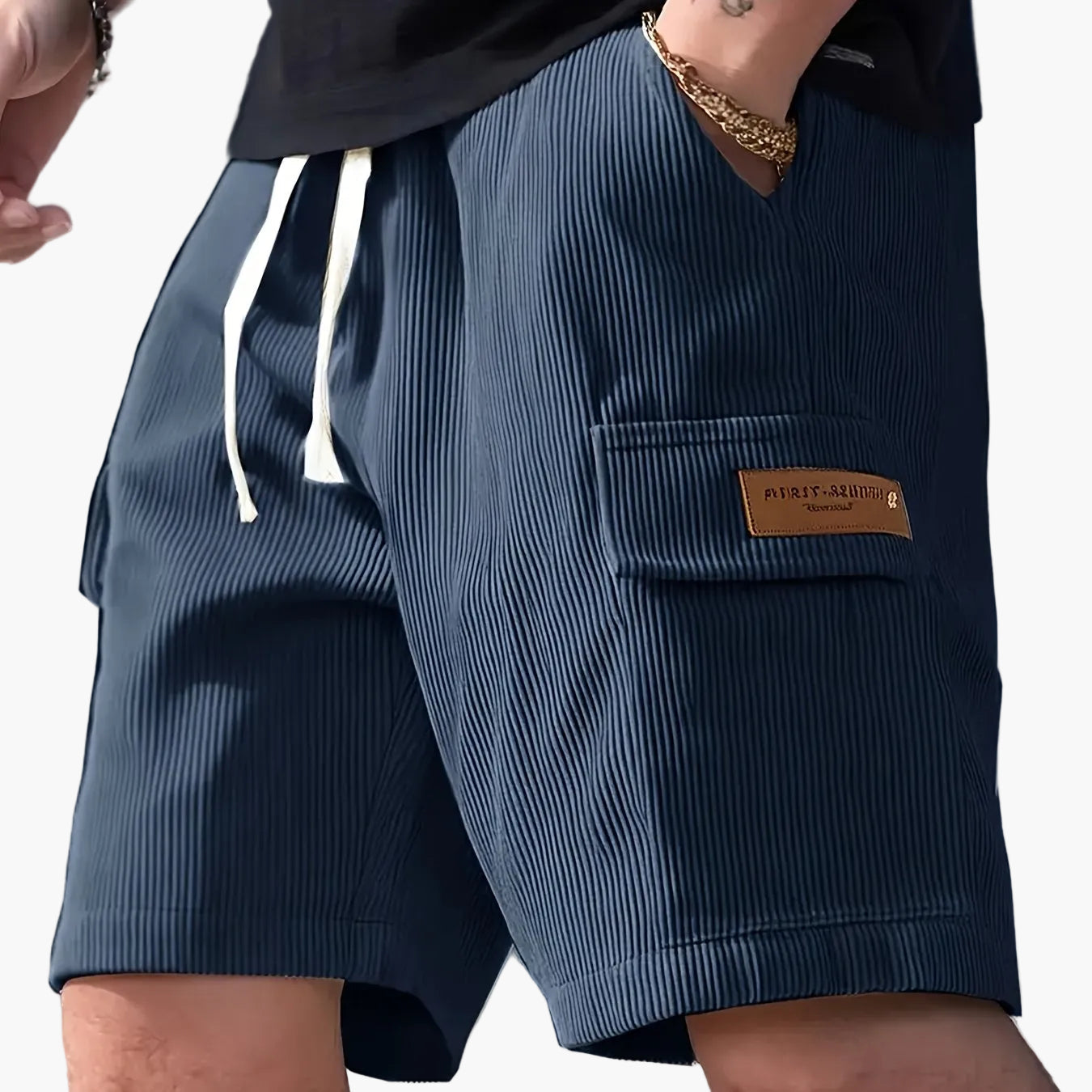 Herren Freizeitshorts mit Kordelzug – Modische Regular Fit Shorts für Alltag & Freizeit