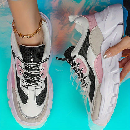 Dame Chunky Sneaker i moderne streetwear-design – Sportssko til fritid og fitness