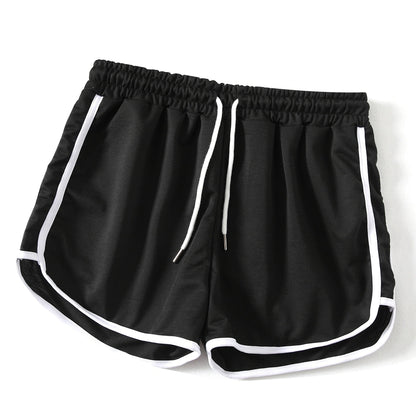 Pantalones cortos deportivos para mujer con cordón – Pantalones cómodos para fitness y tiempo libre para el verano