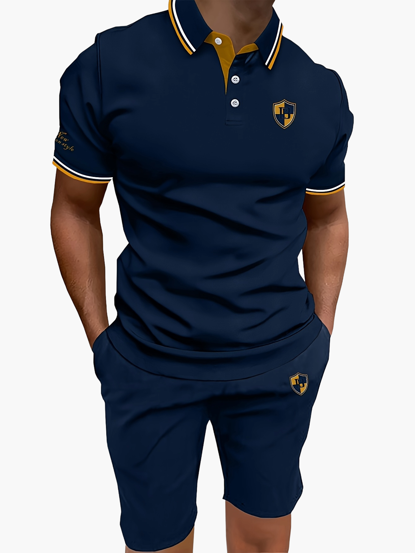 Herren Polo Short Set – Elegantes Freizeit-Outfit mit sportlichem Look für Alltag und Sommer