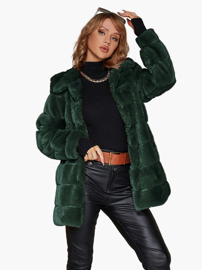 Damen Trendige Steppjacke mit Kapuze – Modischer Alltagsmantel für Herbst und Winter