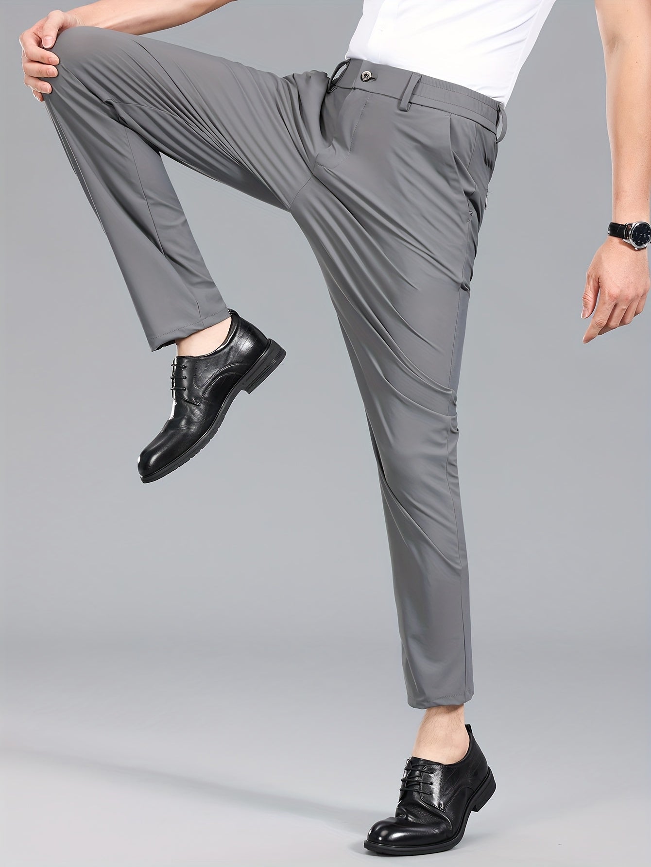 Pantaloni da uomo elasticizzati per business – Comodi pantaloni da completo per ufficio e uso quotidiano