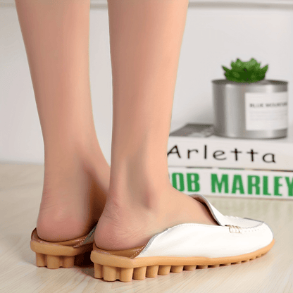 Damen Komfort Slip-On Mokassins für Alltag und Freizeit – Bequeme Schuhe mit rutschfester Sohle