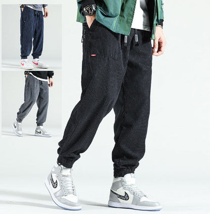 Tim – Heren corduroy broek met enkellastiek