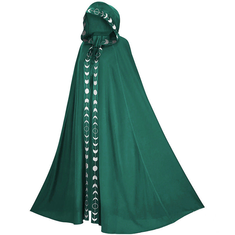 Halloween Mantel met Kap voor Volwassenen – Mystieke Cosplay Mantel Unisex voor Feest & Kostuum