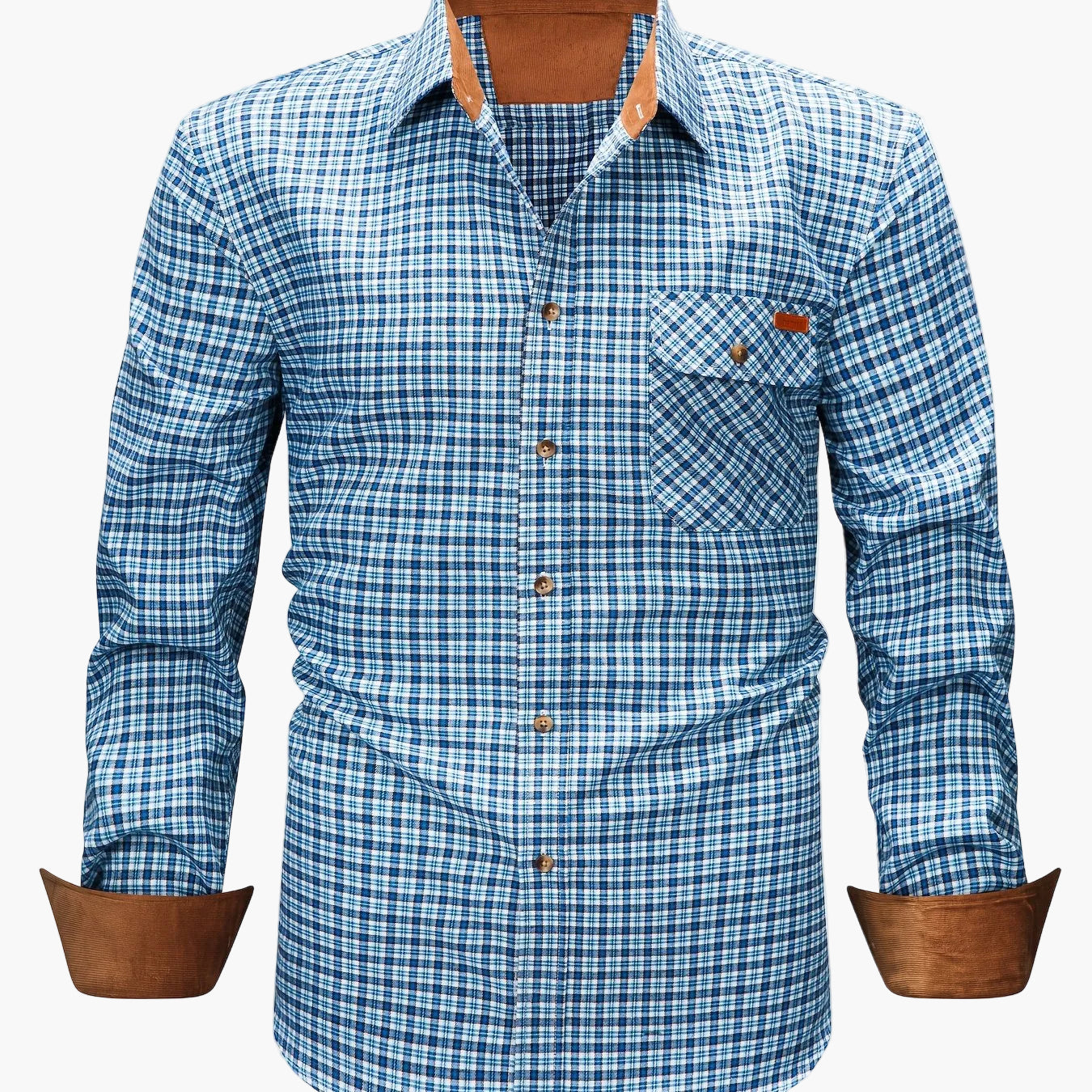 Camicia casual uomo a quadri manica lunga – Camicia moderna per tutti i giorni e ufficio