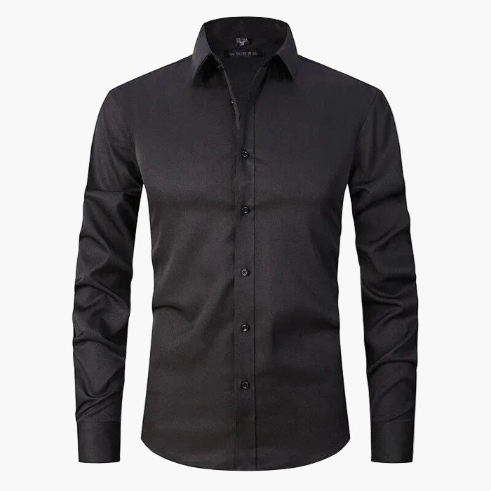 Herren Slim Fit Businesshemd – Modernes Langarmhemd für Büro & Freizeit