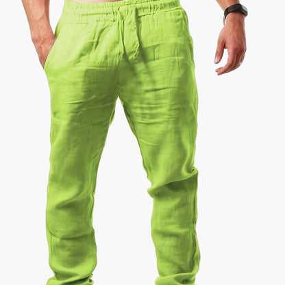 Pantalón casual para hombre con pierna recta – Pantalón de verano para uso diario y deporte