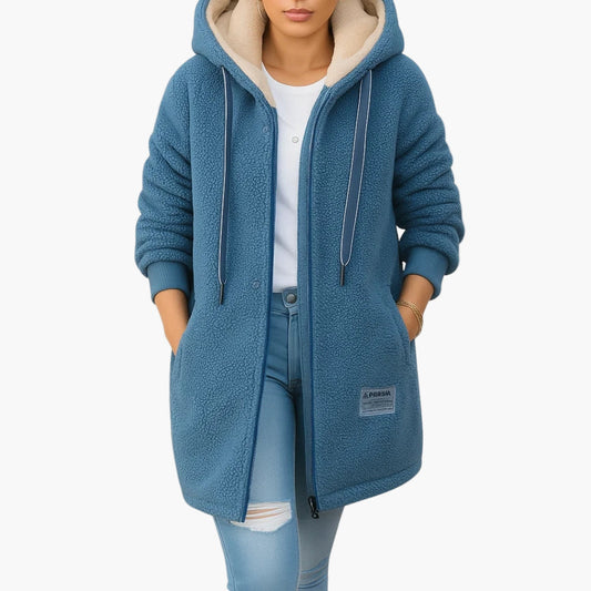 Dames fleecejack met capuchon – Casual comfort en moderne stijl voor dagelijks gebruik en vrije tijd