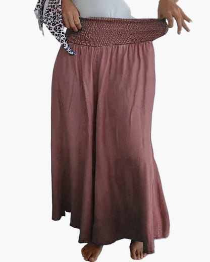 Dams vida high waist fritidsbyxor – Elegant komfort för vardag & semester