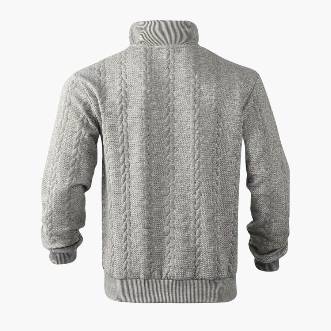 Męski sweter z półzamkiem – modny sweter na co dzień i do biura
