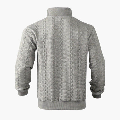 Męski sweter z półzamkiem – modny sweter na co dzień i do biura