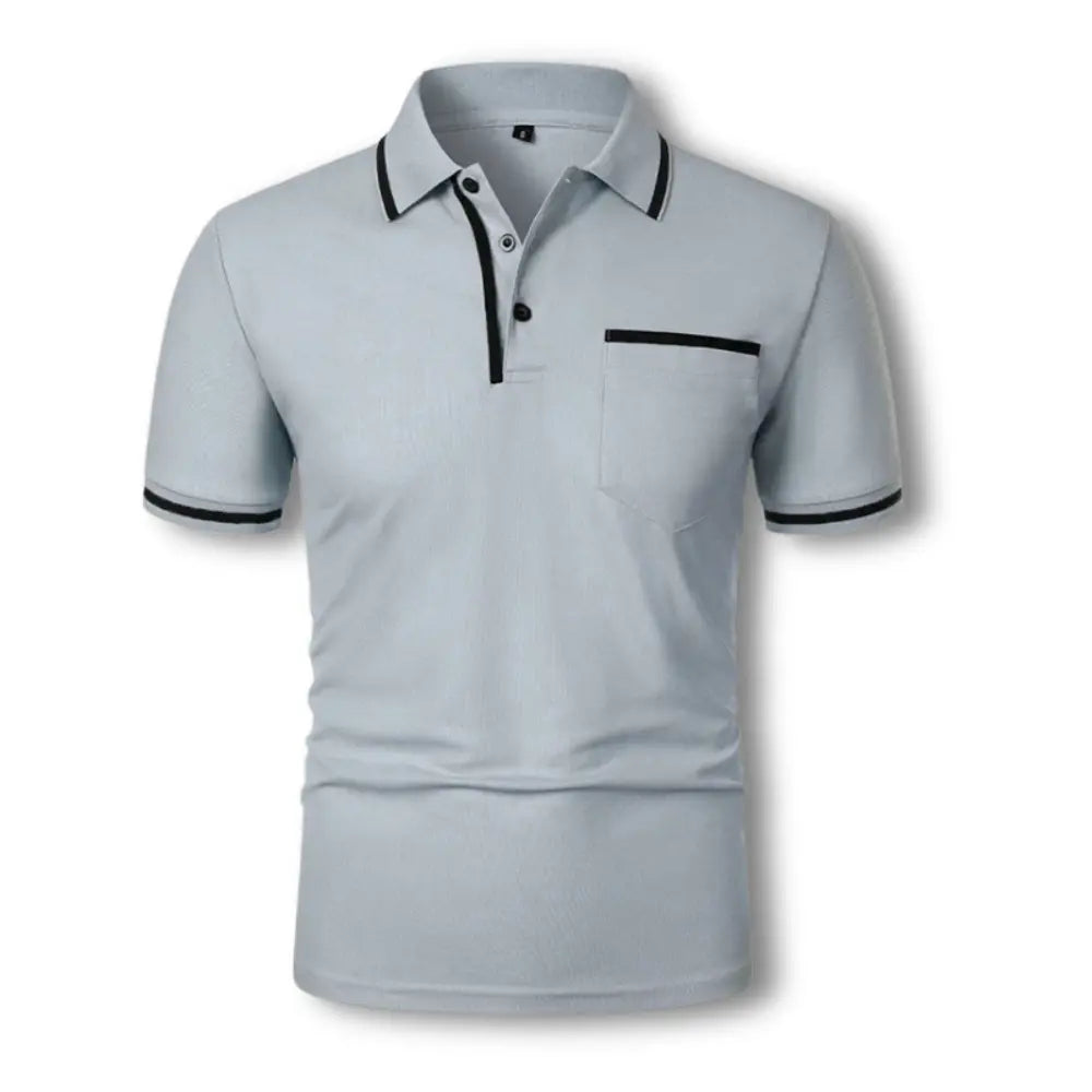 Herre polo skjorte modern fit med kontrastdetaljer – Stilfuld til hverdag og fritid