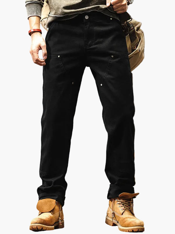Herren Utility Workwear Hose – Robuster Straight-Leg Style für Outdoor & Freizeit