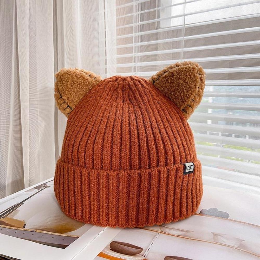 PurrWarm | Gebreide wintermuts met kattenoortjes