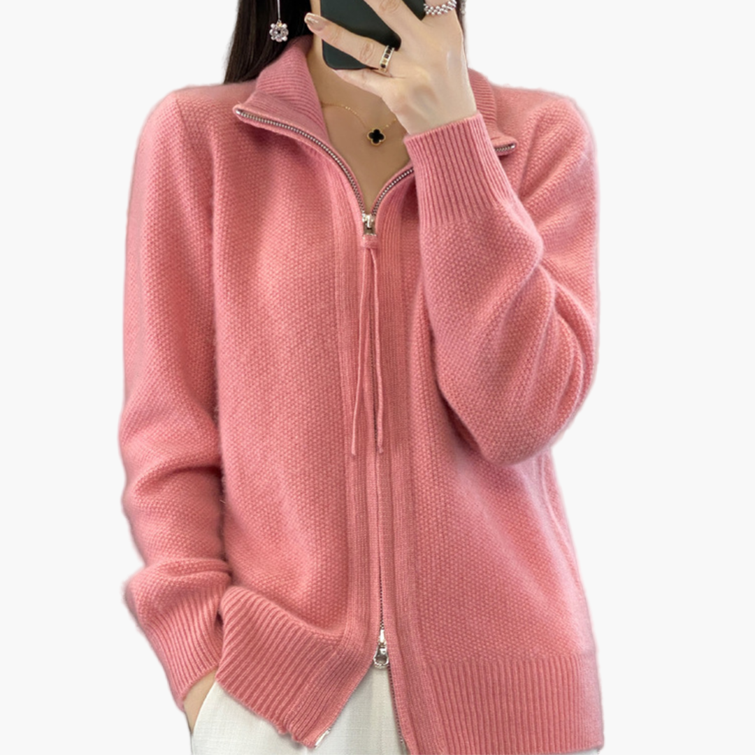Cardigan con Cerniera da Donna – Cardigan alla Moda per Quotidiano, Ufficio e Tempo Libero