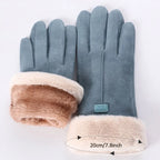 Warme handschoenen met touchscreenfunctie