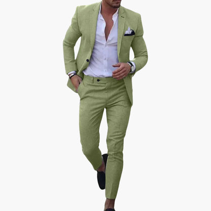 Herr slim fit kostym modern business & fritid elegans