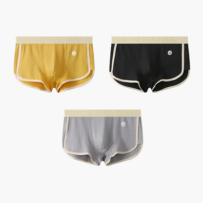 Damen Retro Sportliche Ripp-Slips 3er-Pack – Komfortable Unterwäsche für Alltag und Freizeit