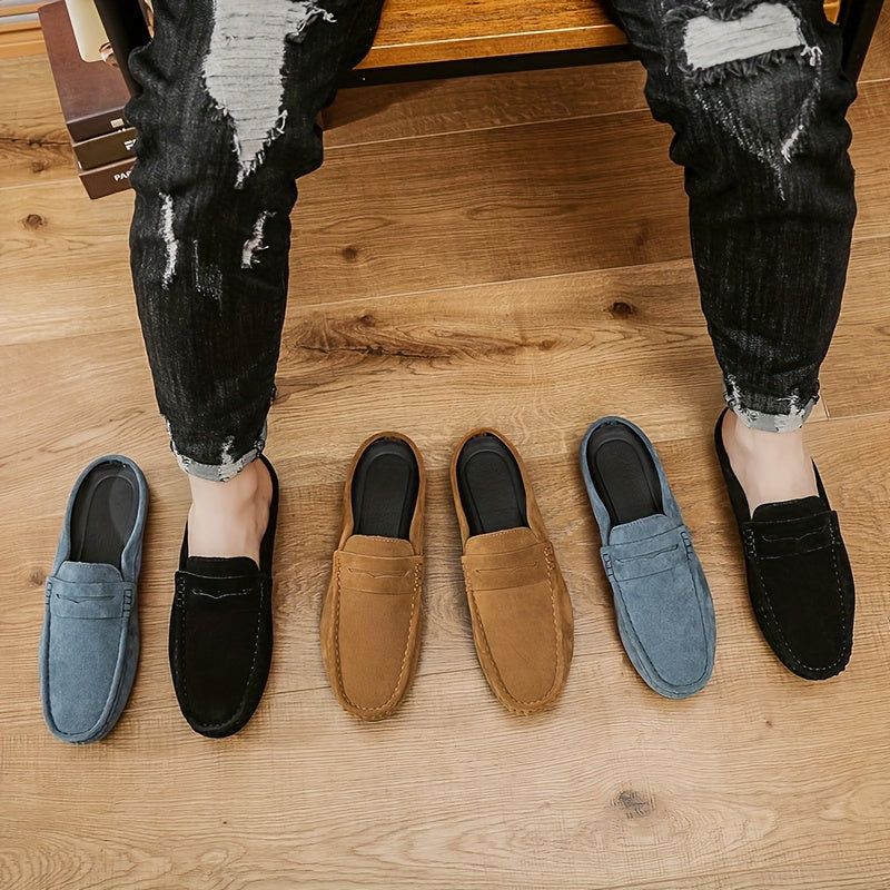 Mocassins slip-on pour hommes pour loisirs et quotidien – Pantoufles confortables au look moderne