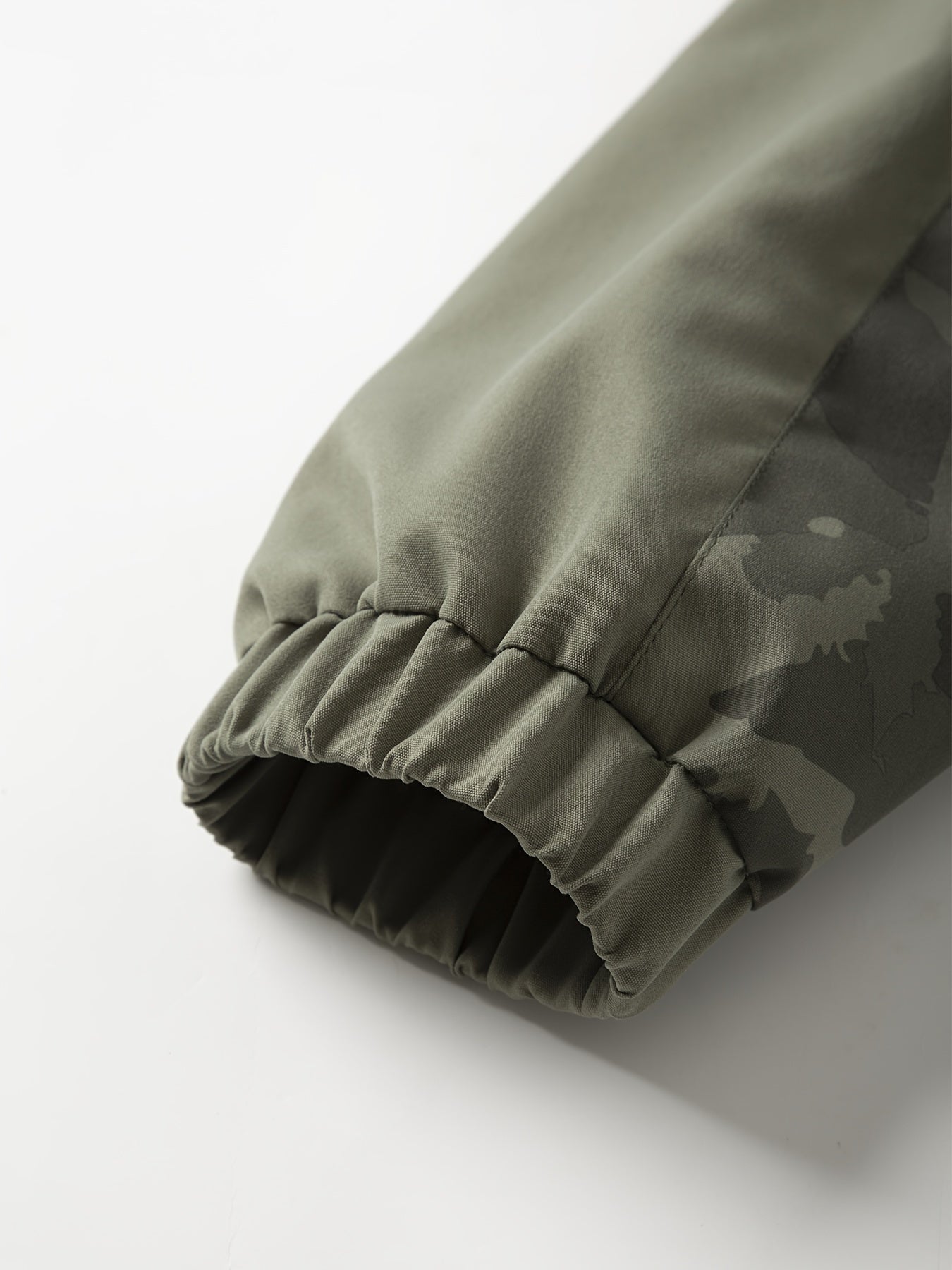 Chaqueta unisex para exteriores, camuflaje verde, con capucha y cremallera