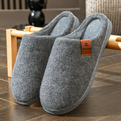 Gezellige pantoffels, zachte en pluizige warme slippers met comfort