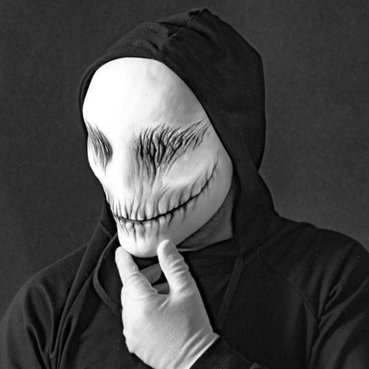 Halloween Skräckmask Spöke – Unisex kostym för skrämmande fester & dekoration
