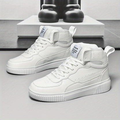 Herren High-Top Sneaker Sportlich Freizeit Schuhe für Alltag und Outdoor