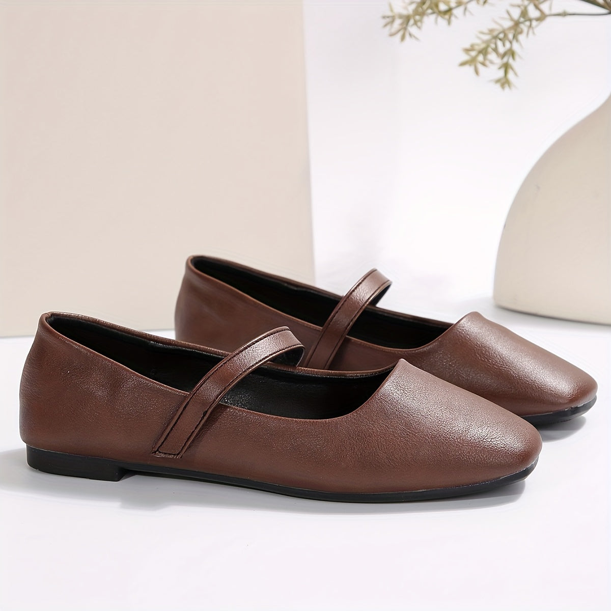 Damen Mary Jane Ballerinas – Elegante Freizeit- & Alltagsschuhe mit Riemchen, modischer Flats-Stil