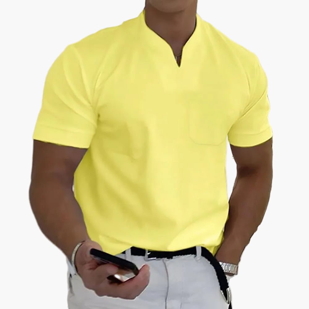 Herre polo-shirt moderne design – Elegant fritids- og business-look