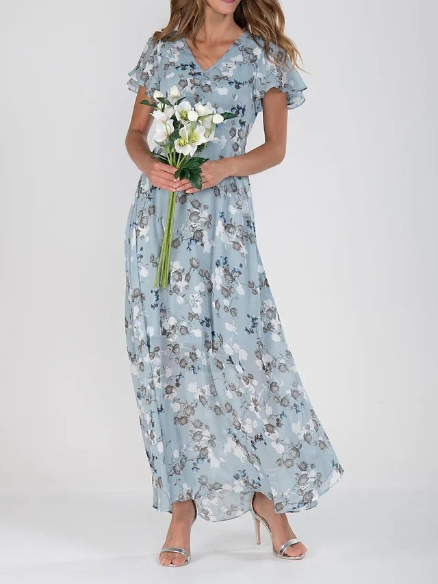 Judith – Modieuze print jurk met taille