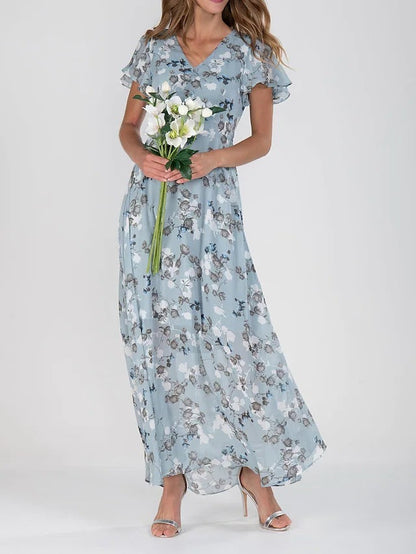 Judith – Modieuze print jurk met taille