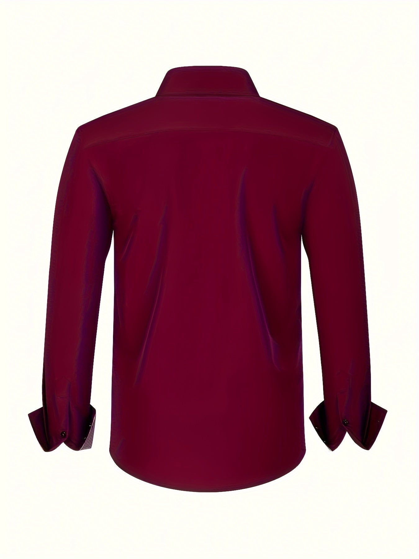 Męska koszula biznesowa casual z długim rękawem nowoczesny elegancki design