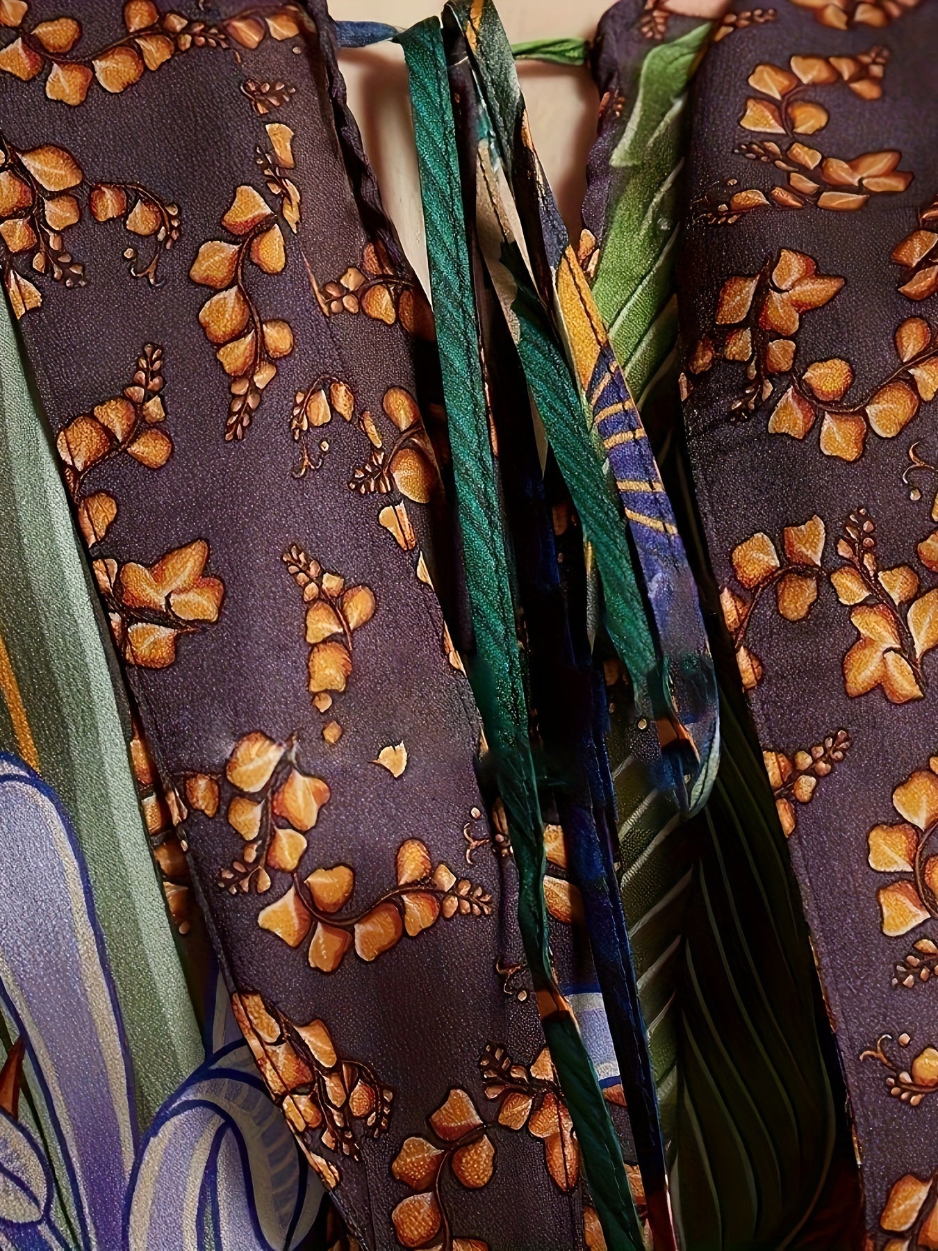 Damen Luxus Kaftan Kimono mit Maxilänge und opulentem orientalischen Muster – Perfekt für Resort und Abendmode