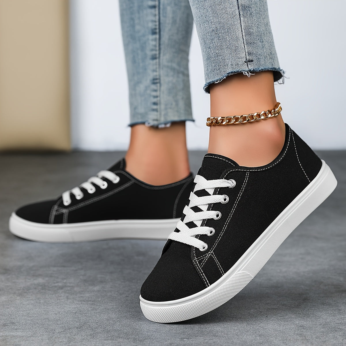 Sneaker da donna casual dal design low-top per tutti i giorni e il tempo libero