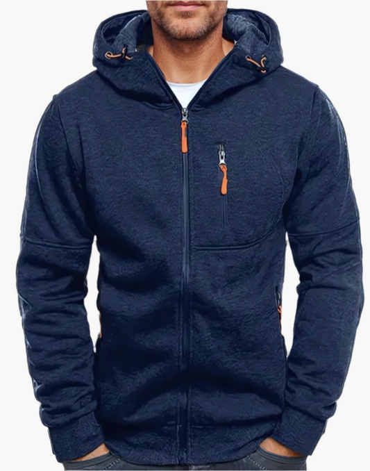 Herren Kapuzenjacke Drax – Komfortabler Zip-Up Hoodie mit Taschen