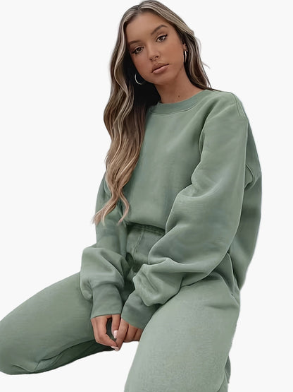 Dames loungewear set – Comfortabel vrijetijdspak voor thuis en dagelijks gebruik