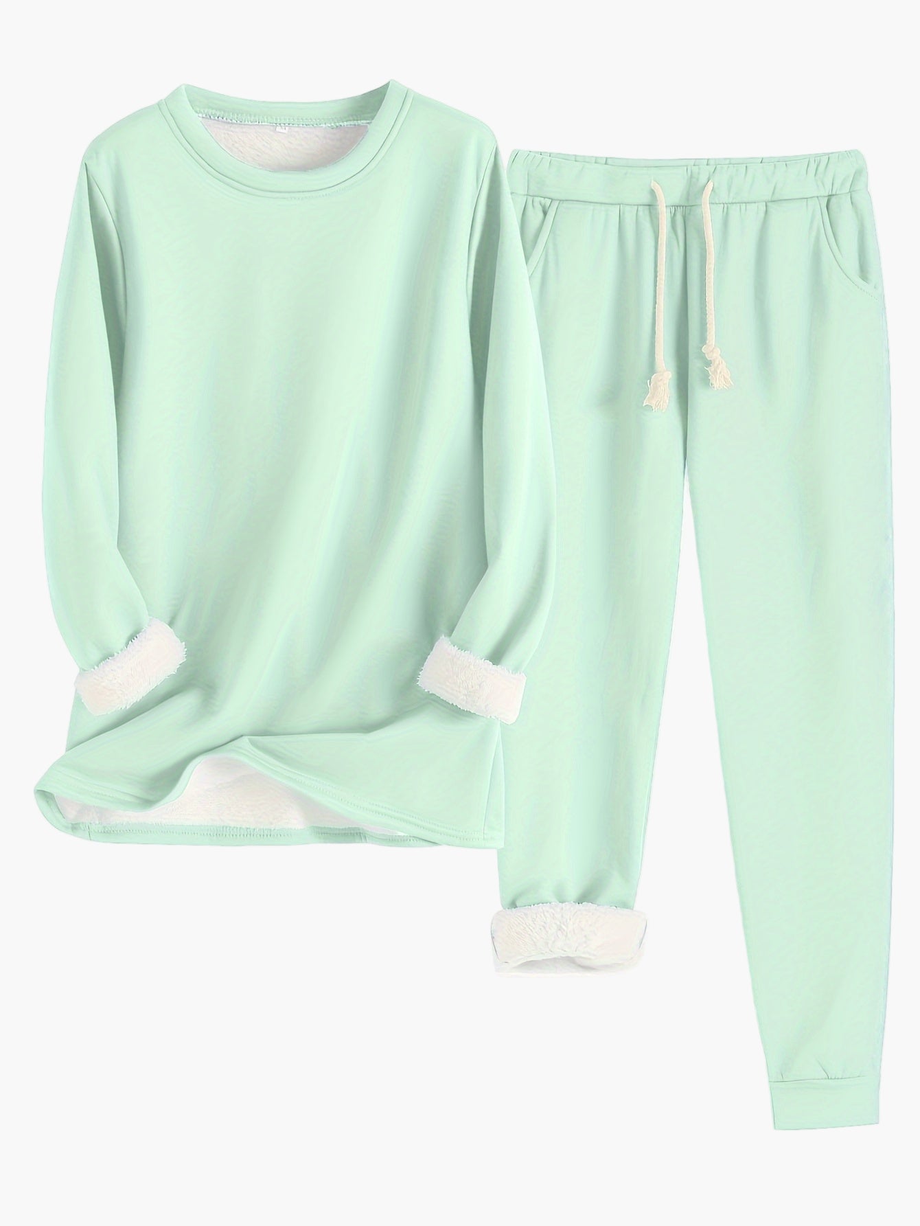 Damen Kuschelige Lounge Set Zweiteilig – Bequemer Hausanzug für Freizeit & Entspannung