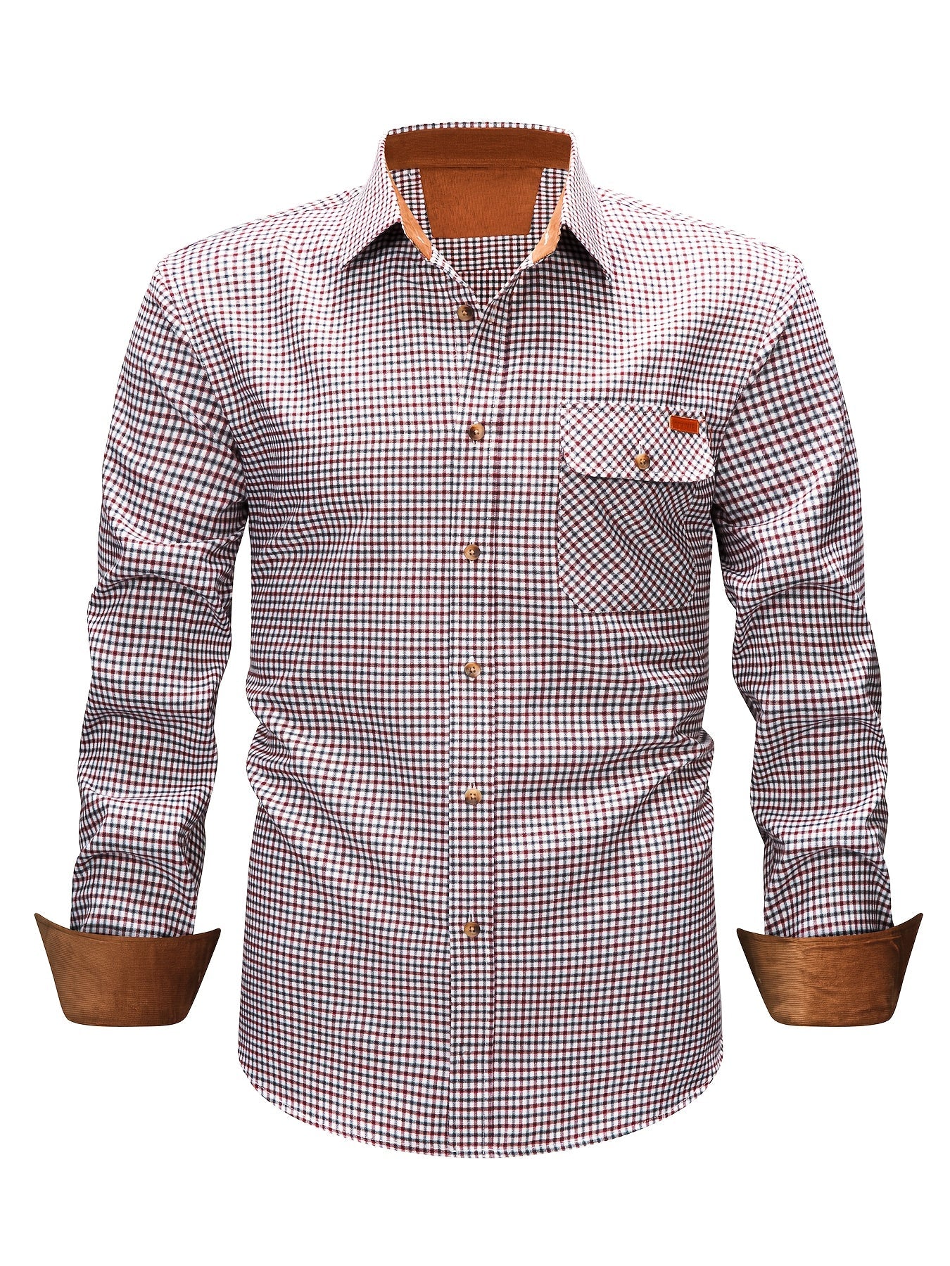 Camicia casual uomo a quadri manica lunga – Camicia moderna per tutti i giorni e ufficio