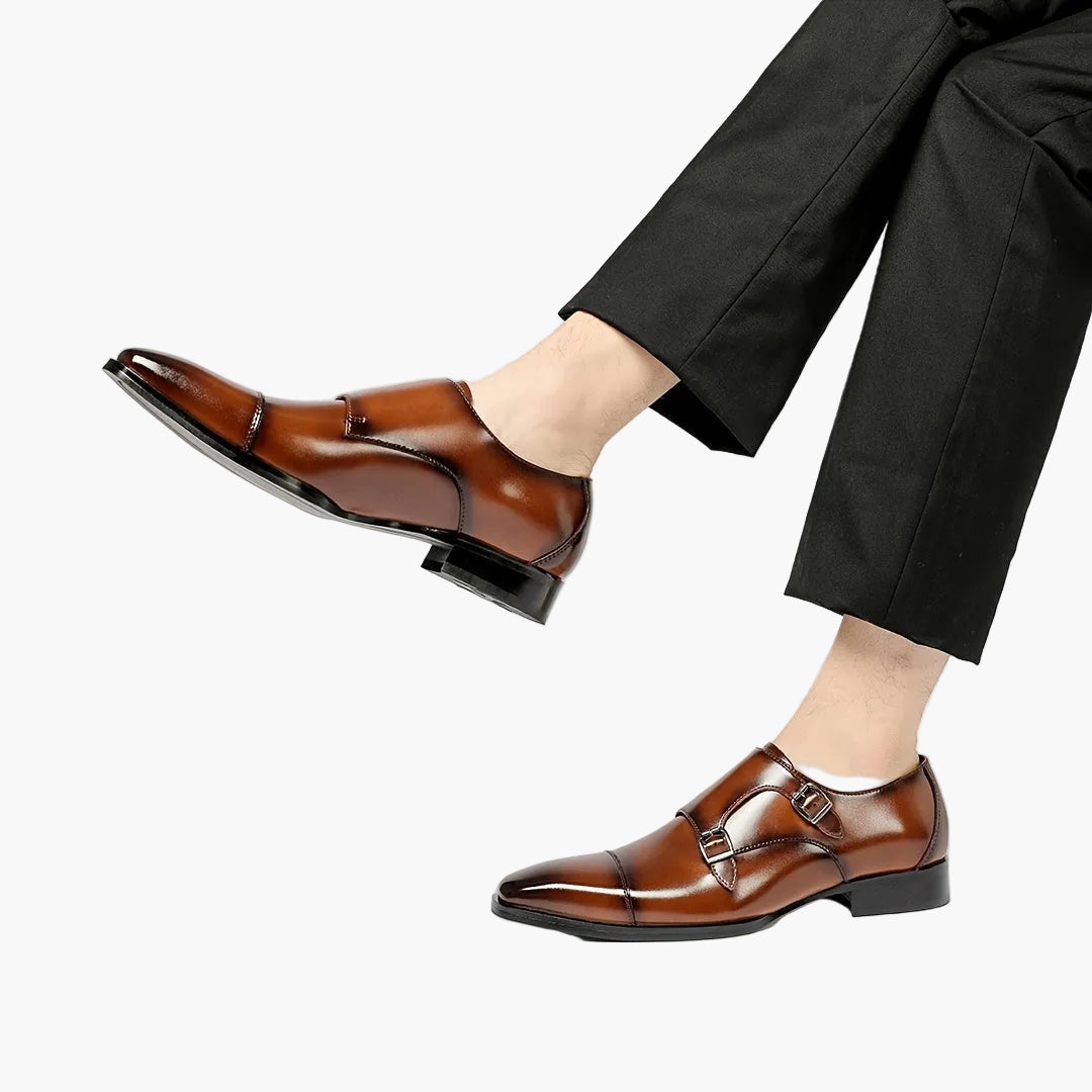 Herre Business Doppel-Monkstrap Sko – Elegant stil til kontoret og særlige lejligheder